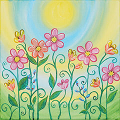 Flores de primavera - 12 x 12