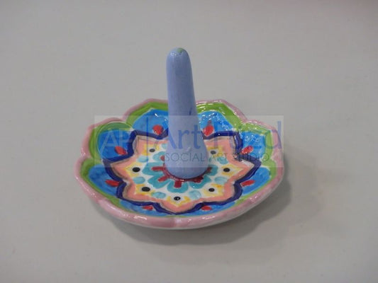 Flower Ring Holder ~ 4 in. dia. x 3 in. high