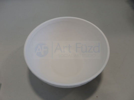 Large Round Carved Bowl ~ 6.75 x 6.75 x 3