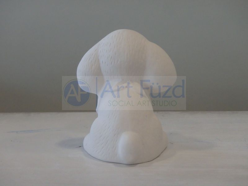 Pudel mit Bandana-Figur ~ 3,5 x 4,5 x 4,75