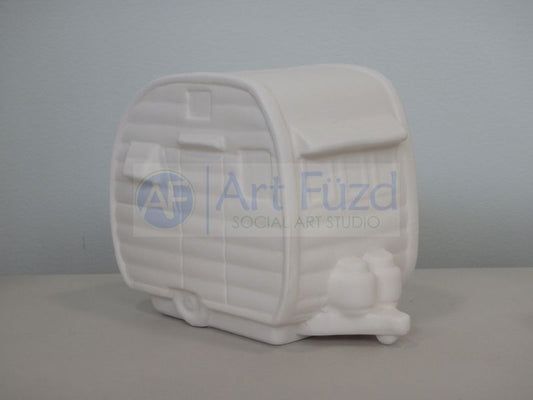 Retro Camper Bank, inkl. Stopper ~ 6,25 x 3,5 x 4,5