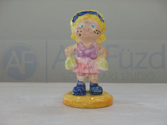 Chelsea the Cheerleader ~ 2.75 x 3 x 5.25