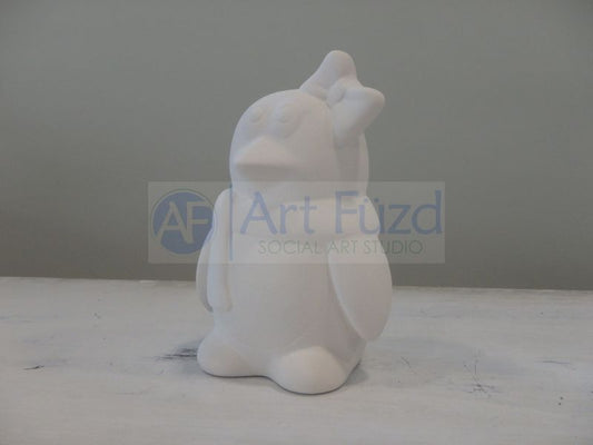 Penelope Girl Penguin with Bow ~ 3.5 x 3 x 5