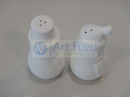Snowmen Salt and Pepper Shaker Set ~ 2 x 2 x 4.5