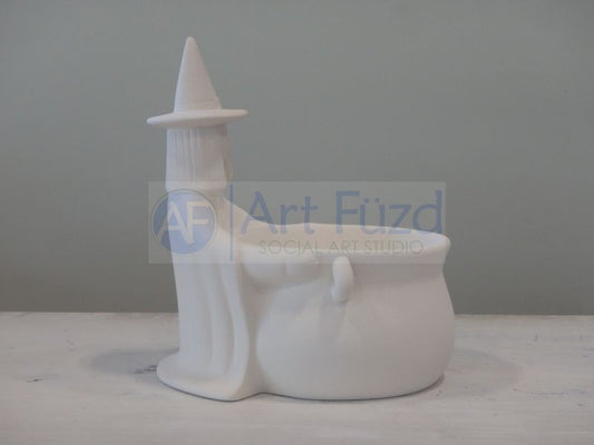 Cuenco de bruja de pie ~ 5,75 x 4,5 x 6,5