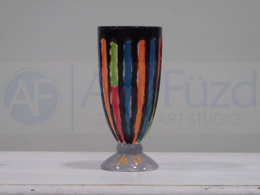 Tall Retro Ice Cream Cup ~ 3.25 in. dia. x 7 in. high