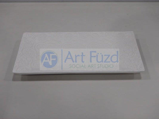 Embossed Winter Bliss Server Tray ~ 9.75 x 5.5 x 1