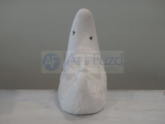 Large Light Up Crescent Moon Santa, includes Light Kit ~ 10 x 5.5 x 10.25