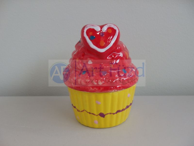Fancy Cupcake Box with Lid ~ 3.25 x 2.75 x 4