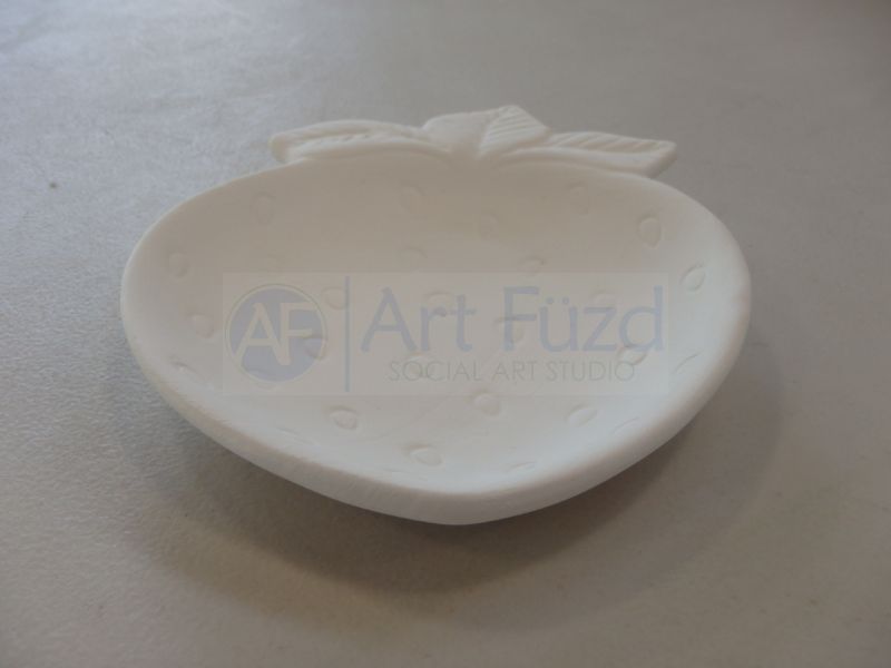 Small Strawberry Dish ~ 5 x 4 x 0.75 in. high
