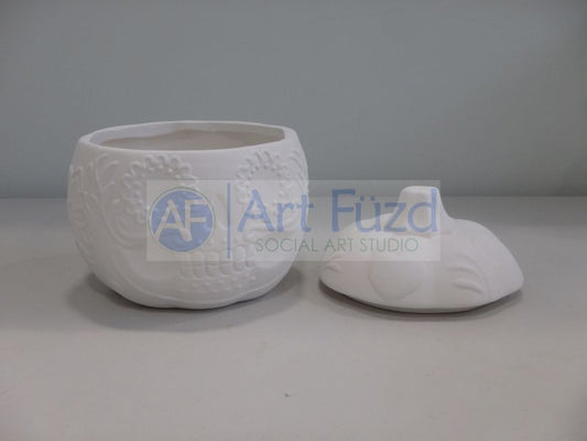 Floral Day of the Dead Pumpkin Box ~ 4.25 x 5.75