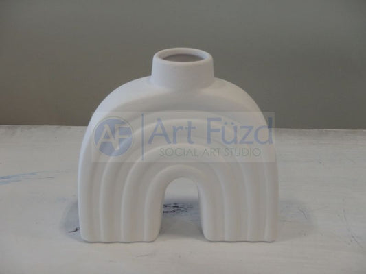 Regenbogen-Bogen-Knospenvase ~ 6,5 x 1,5 x 6