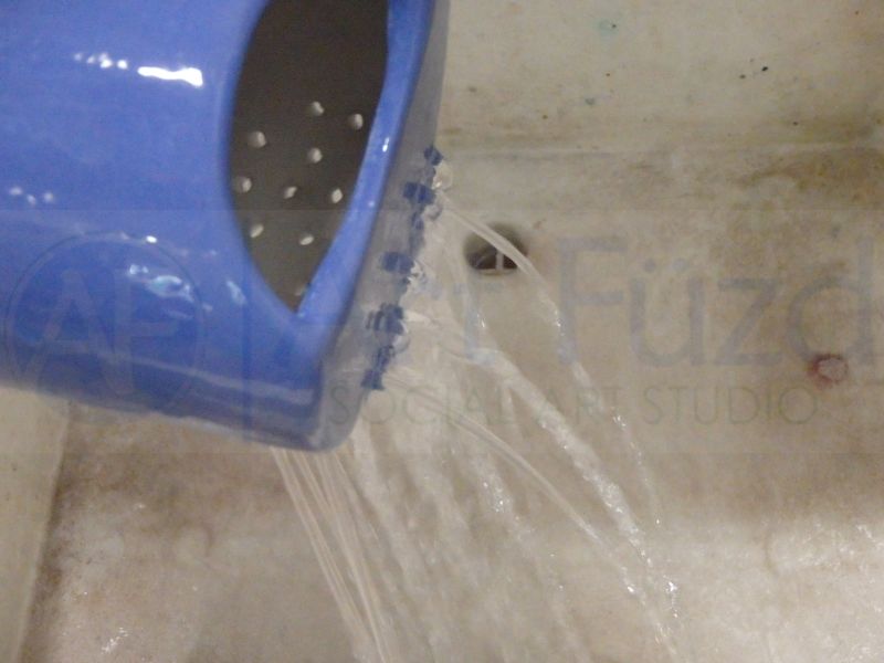 Flora Gießkanne ~ 3,75 x 3,75 x 8,5