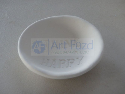 THINK HAPPY Sauce or Jewelry Dish ~ 3.5 x 1