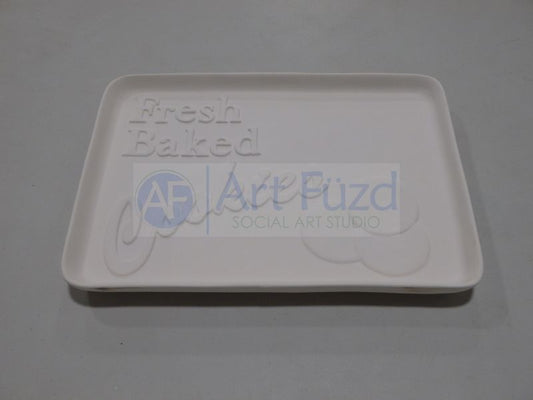 Fresh Baked Cookies Serving Tray or Plate ~ 9 x 12.5 x 1