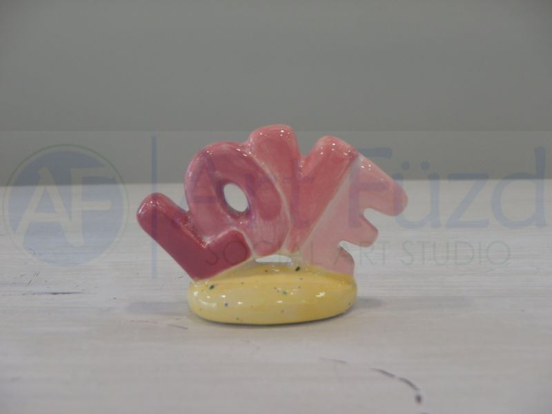 Love Word Tiny Topper ~ 1.5 in. high