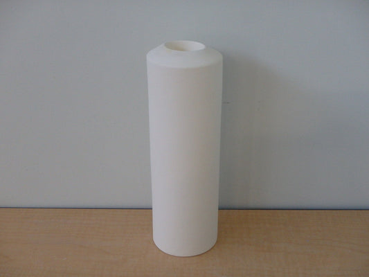 Large Tall Round Cylinder Candle Holder ~ 3,25 dia. x 10 in. high