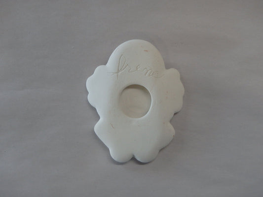 Medium Textured Angel Girl Bisquie ~ 2.5 x 2.25 x 0.5