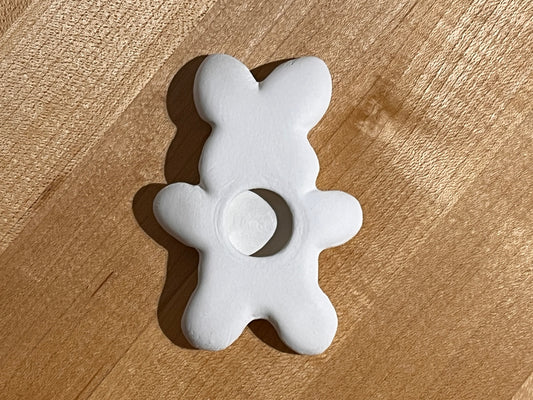 Medium Textured Boy Bunny Bisquie ~ 2 x 0.25 x 3.25