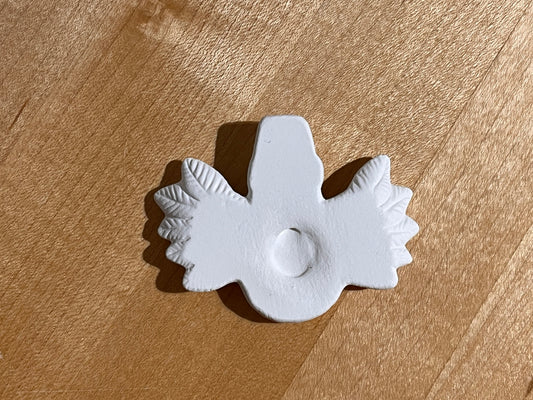 Galleta pequeña - Pollo con sombrero de maceta y alas emplumadas ~ 2,5 x 2
