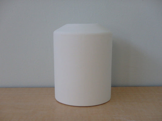 Small Round Cylinder Candle Holder ~ 3.25 dia. x 4.25 in. high
