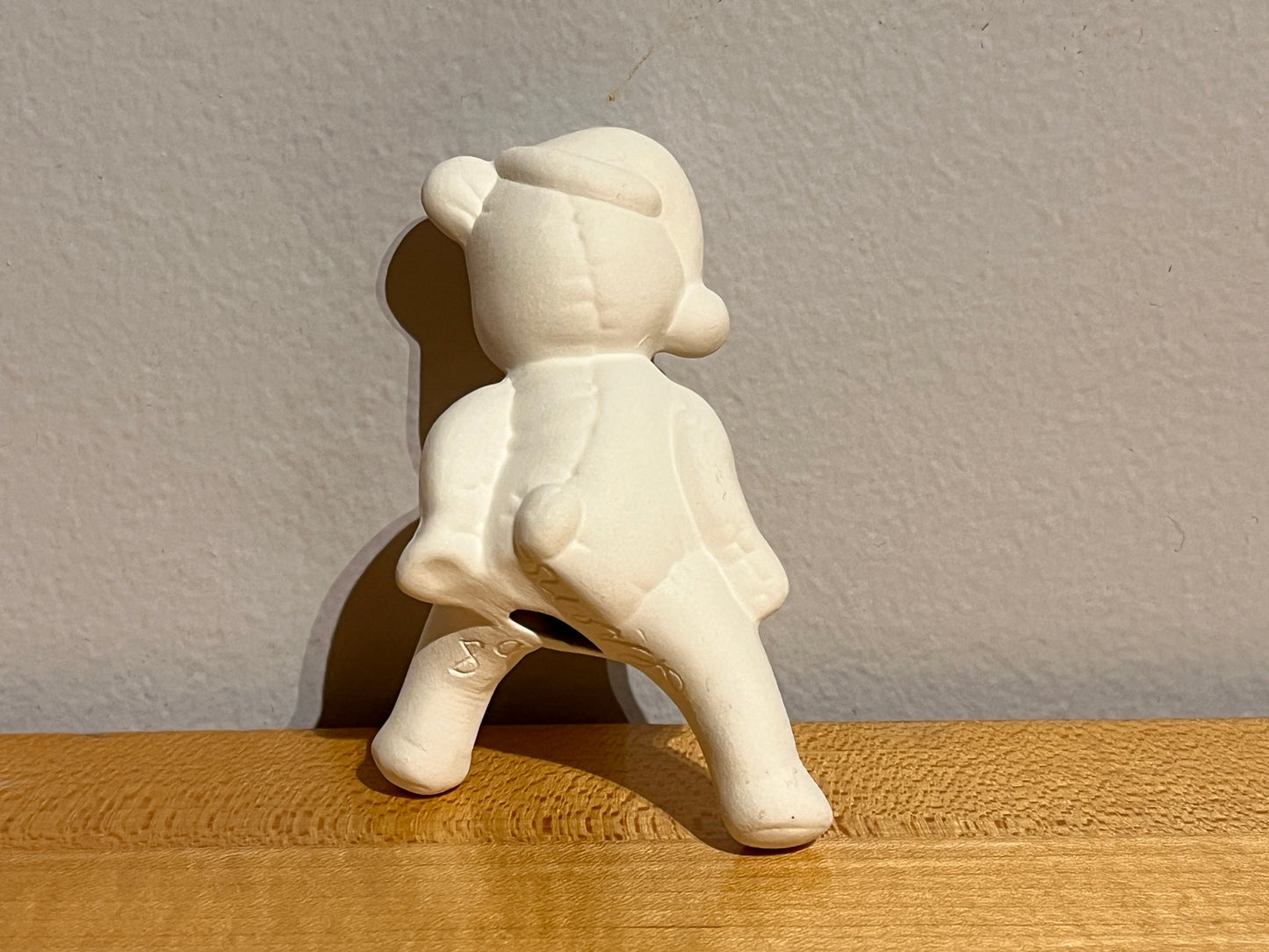 Small Softee Teddy Bear with Legs Apart Figurine ~ 3 x 2 x 4