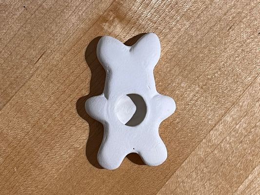 Small Textured Boy Bunny Bisquie ~ 1.75 x 0.25 x 3