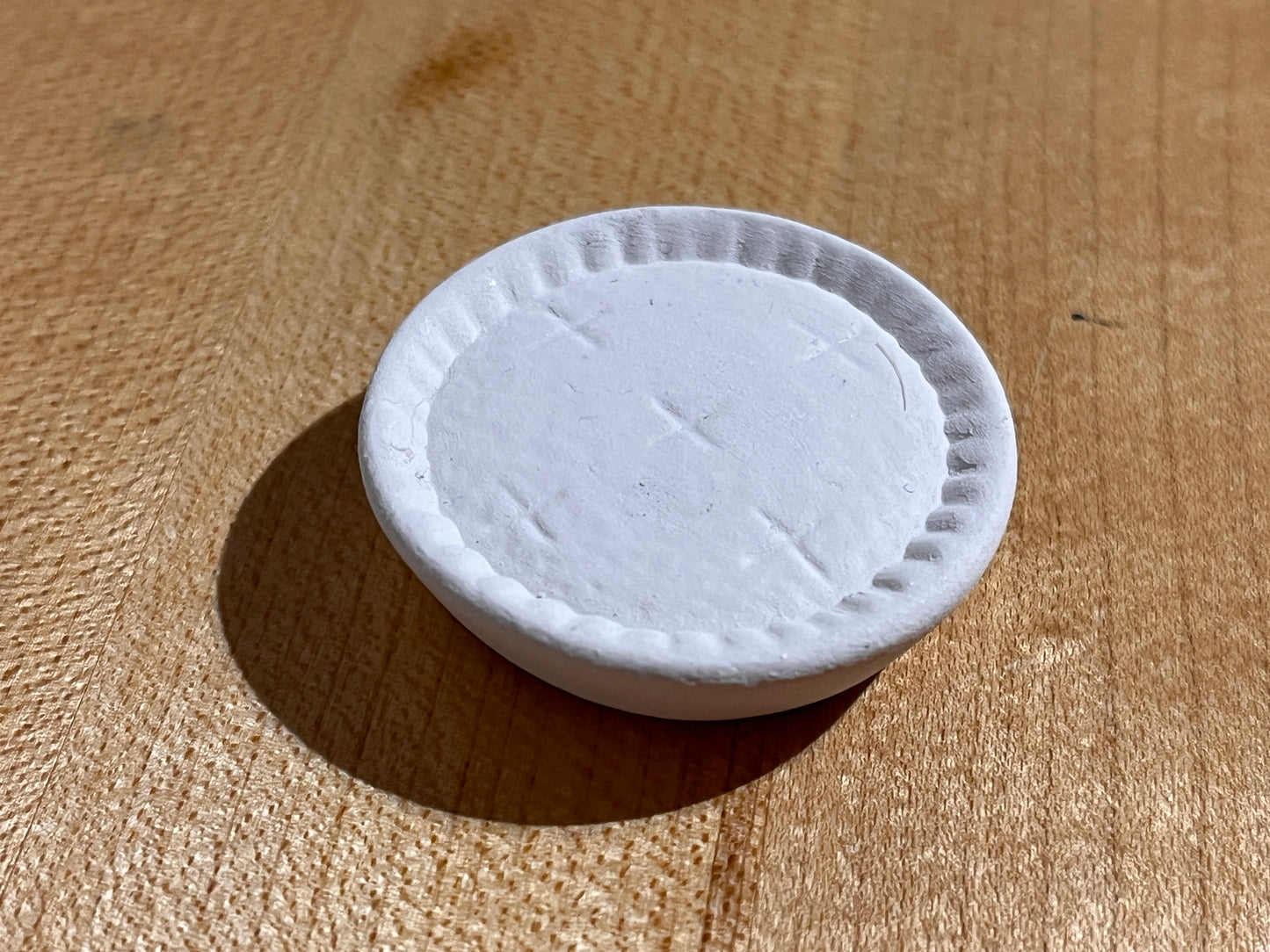 xxx-Pastel de manzana pequeño para la cena de Acción de Gracias ~ 1,5 pulgadas de diámetro x 0,25 de alto