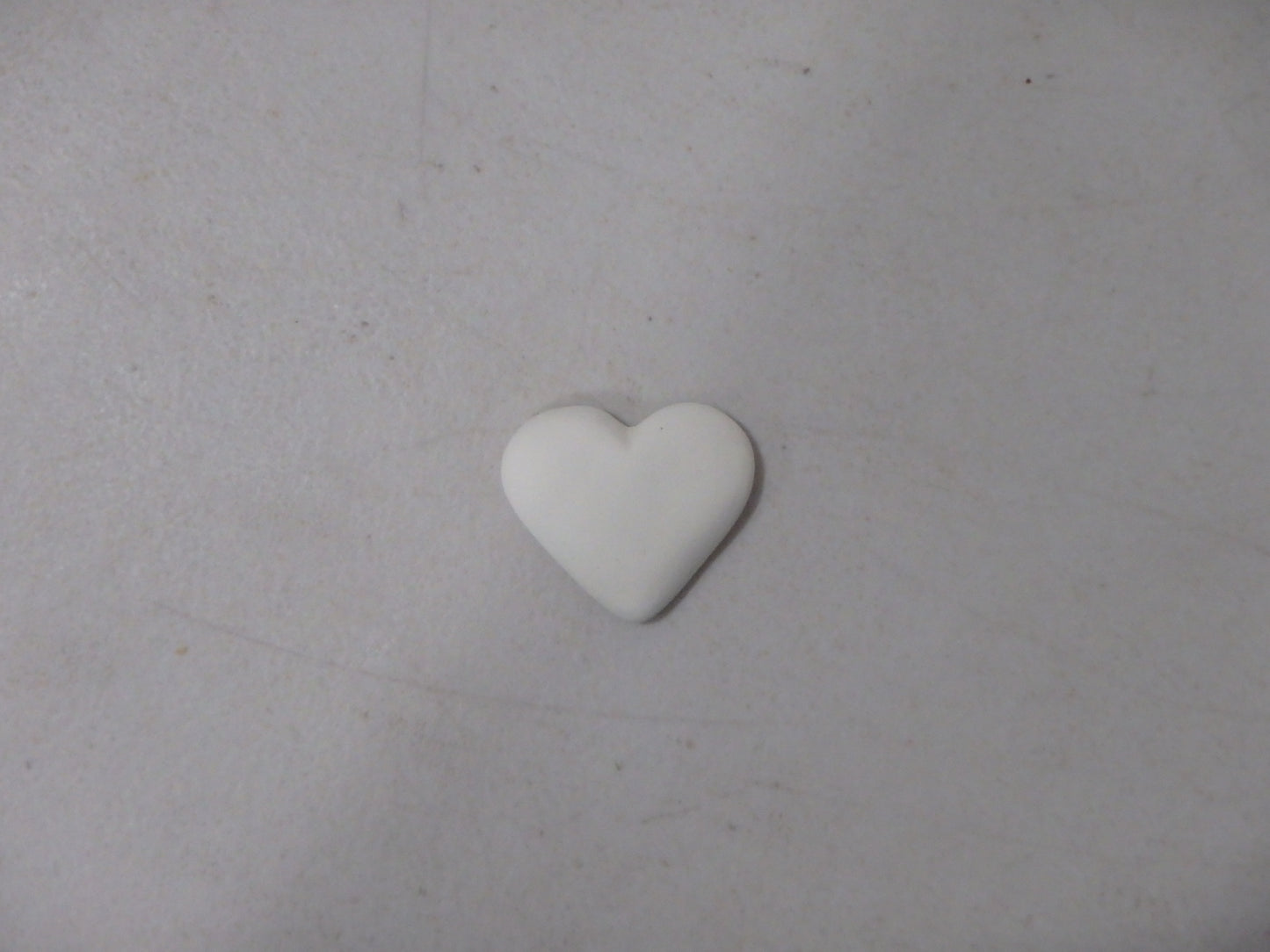 XX-Small Flat Heart Bisquie ~ 1.25 x 1.25