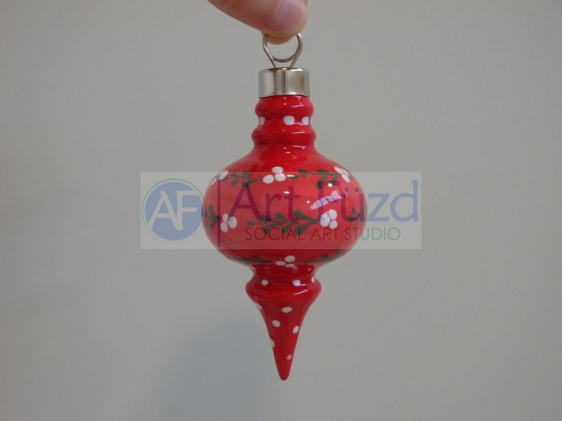 Small Retro Holiday Ornament (3 Colors) ~ 2 x 3.75