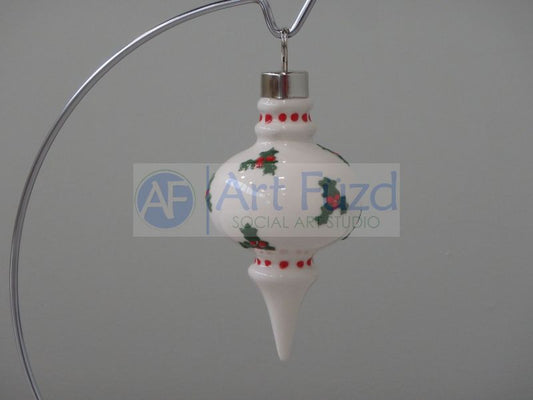 Small Retro Holiday Ornament (3 Colors) ~ 2 x 3.75