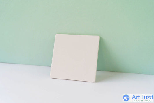 Catalina Untersetzer oder dekorative Fliese im runden Blumendesign ~ 3,5 x 3,5 x 0,25