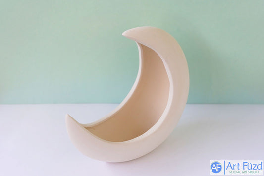 *Large Crescent Moon Candy Dish or Serving Bowl ~ 9 x 4 x 8.5