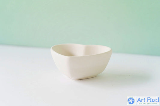 Small Heart Sauce Dish (1 oz.) ~ 3 x 2.75 x 1.25