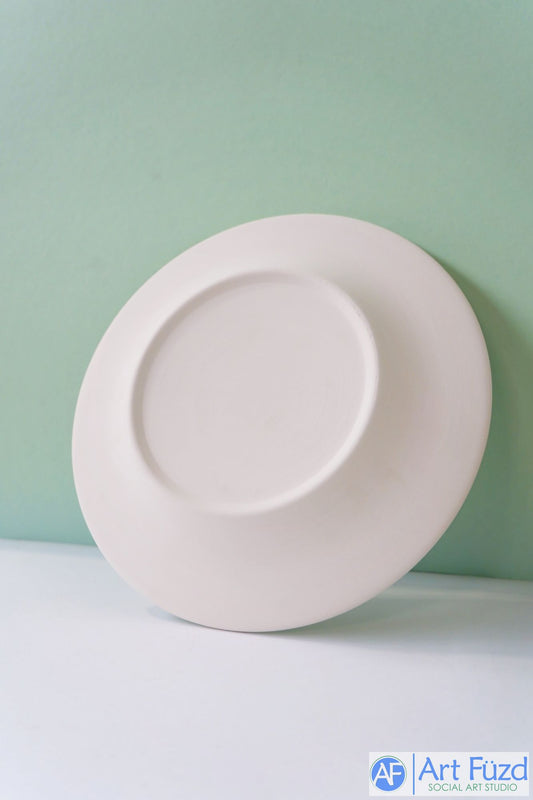 Wide Rim Dinner Plate ~ 10.5 in. dia.