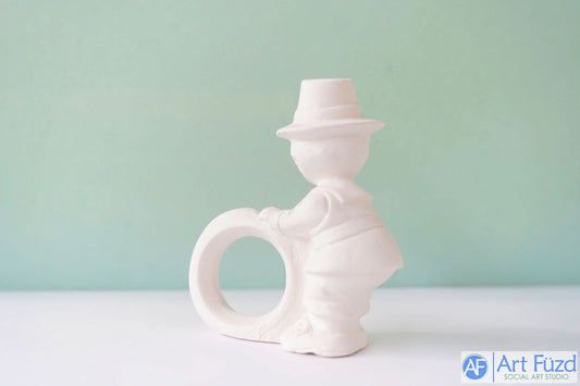 Pilgrim Boy Napkin Holder ~ 3.25 x 1.5 x 3.5
