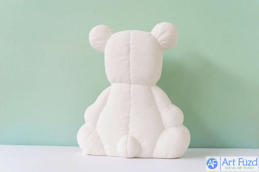 Oso de peluche grande suave con agujero para foto ~ 8,5 x 4,25 x 9,5