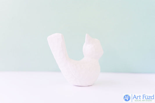 Pájaro pequeño estilo xilografía (surtido) ~ 4 x 1,5 x 3