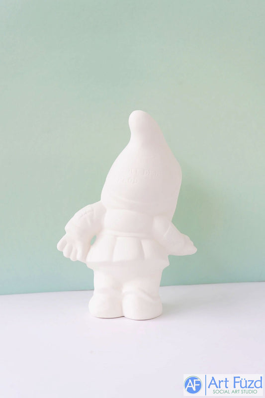 Große stehende Zwergenfigur „Bashful“ ~ 6,5 x 4,25 x 8,5