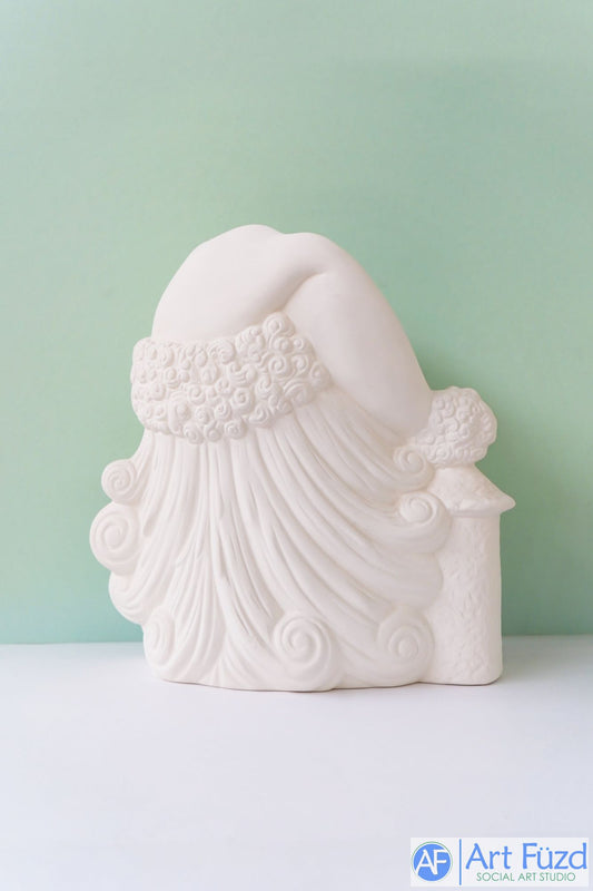 *Großer beleuchteter Weihnachtsmann mit Laterne, inklusive Beleuchtungsset ~ 11 x 11,5 x 4