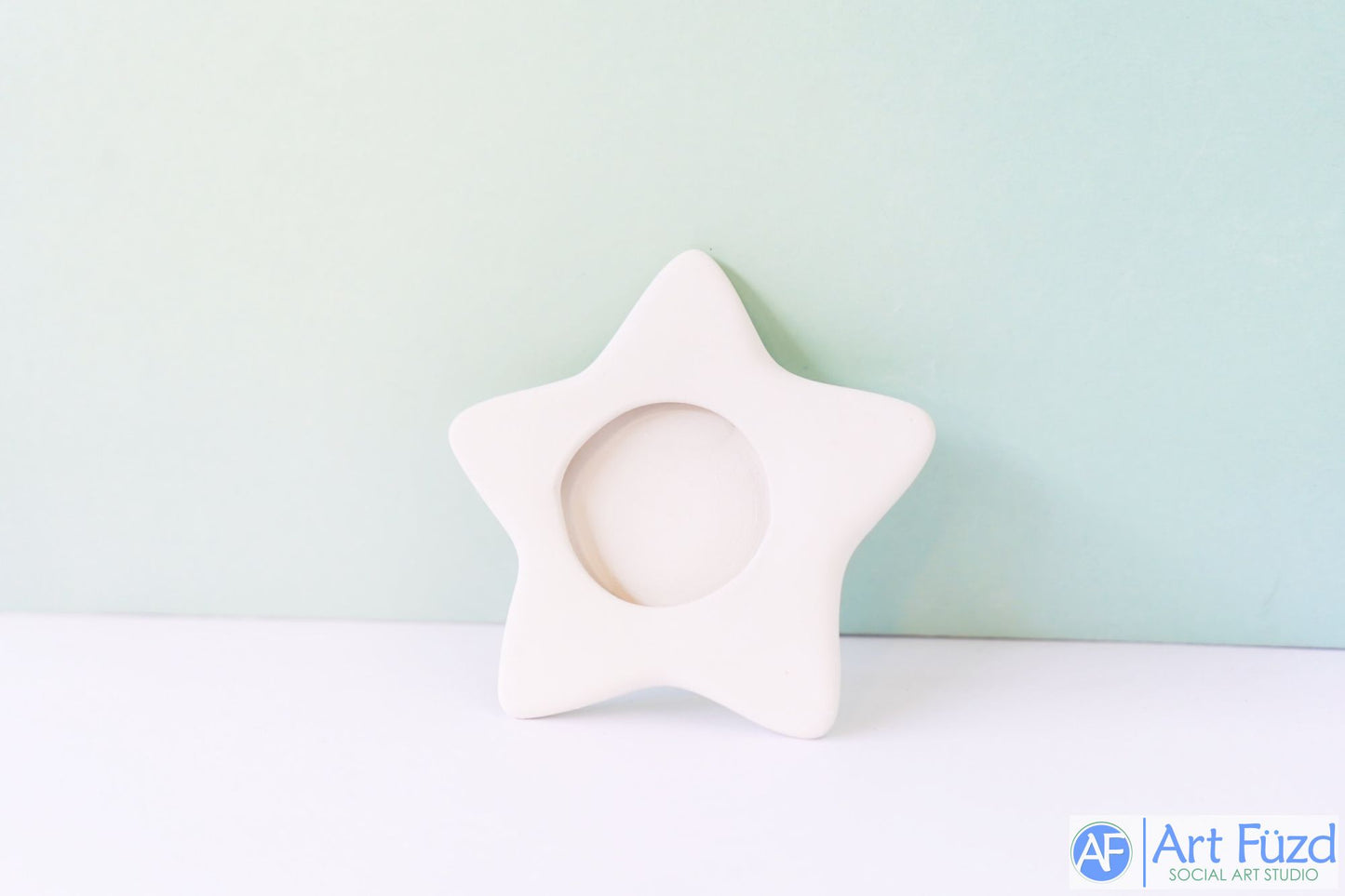 XX-Small Flat Puffy Star Cookie or Bisquie with Face on Each Corner ~ 1.5 x 1.5