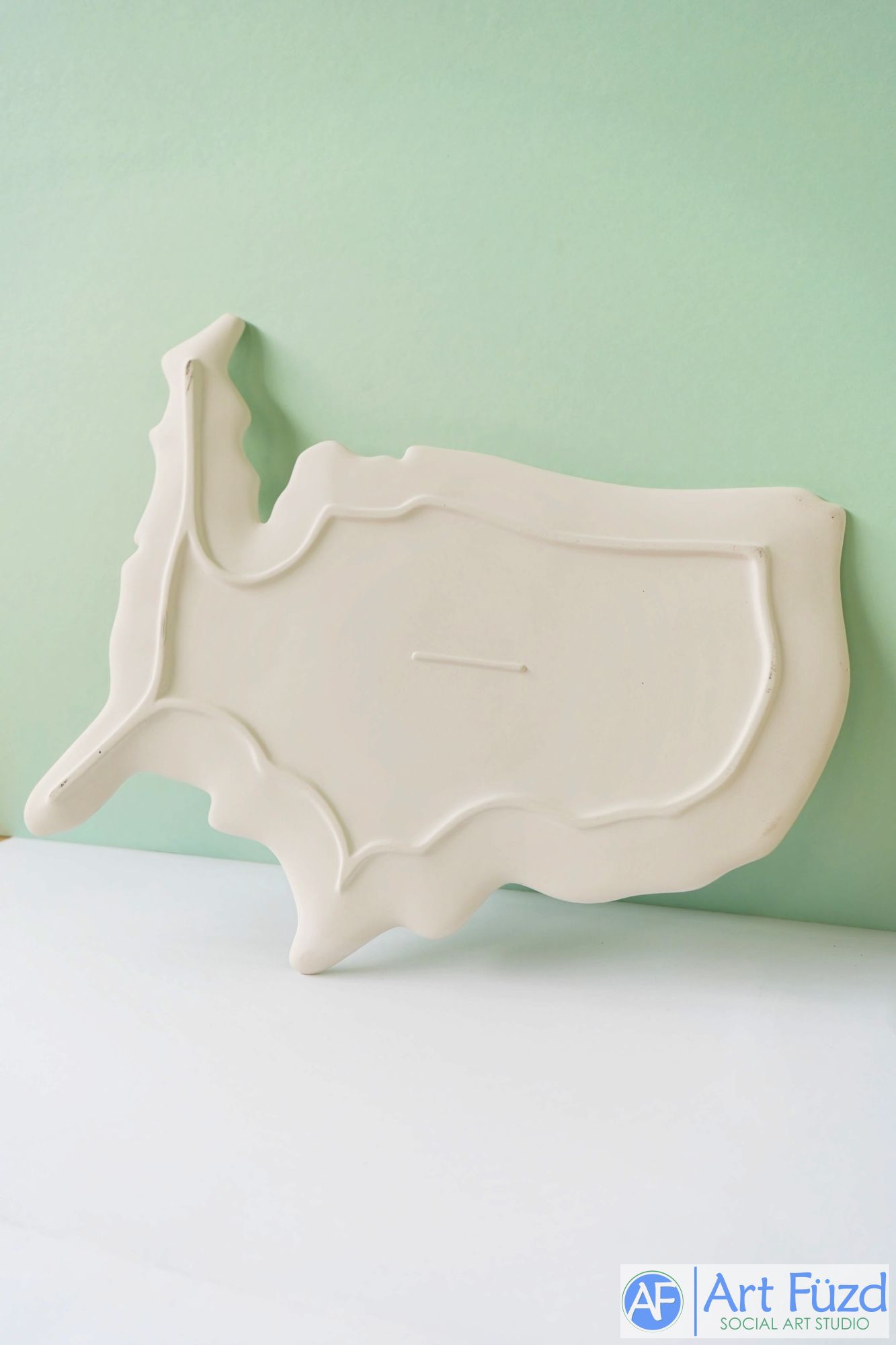 USA Map Platter ~ 12 x 16.25