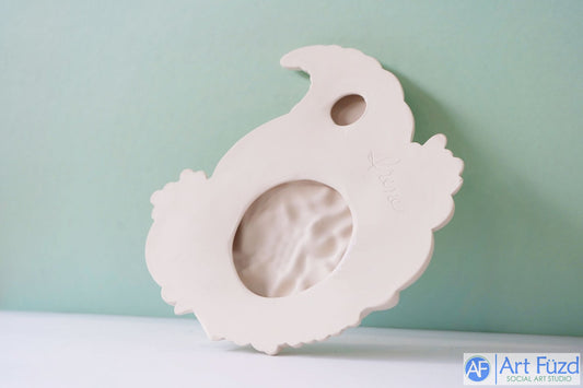 Placa de pared Cornucopia con frutas y verduras ~ 9 x 9 x 1