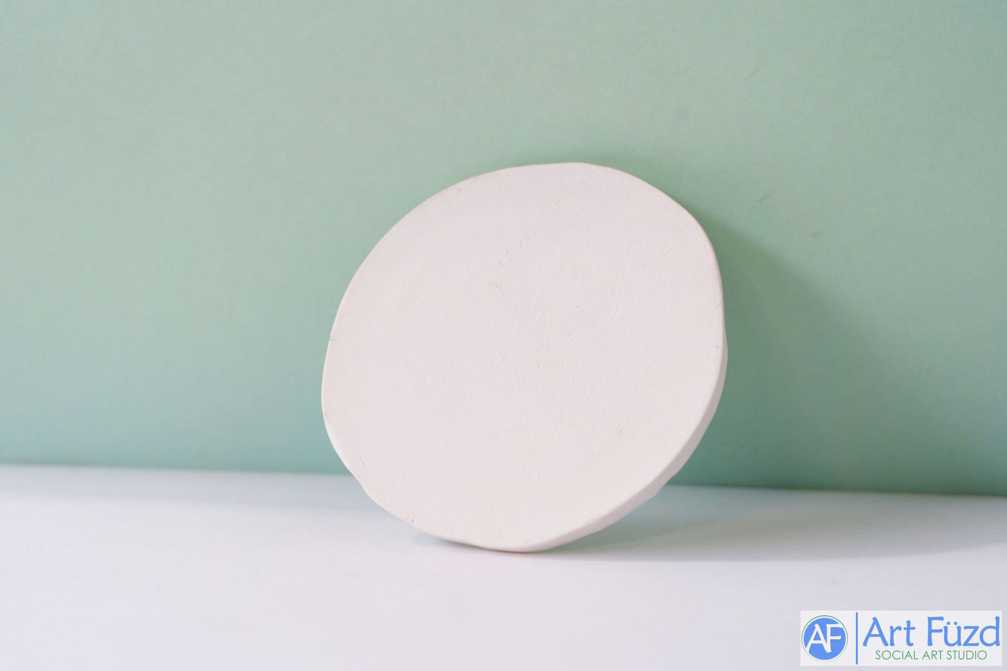 Round Embossed Cannabis Leaf Coaster ~ 4.75 in. dia. x 0.25 in. thick