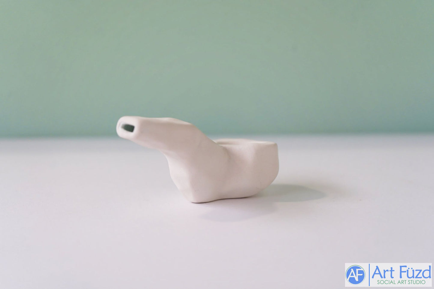 Whittled Wood Smoking Pipe ~ 3.5 x 2 x 1.75