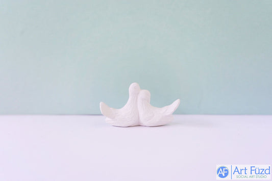 Miniature Kissing and Conjoined Ducks ~ 2.5 x 0.75 x 1.5