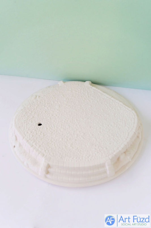 Large Round Platform with Staircases ~ 14 x 14 x 1.5