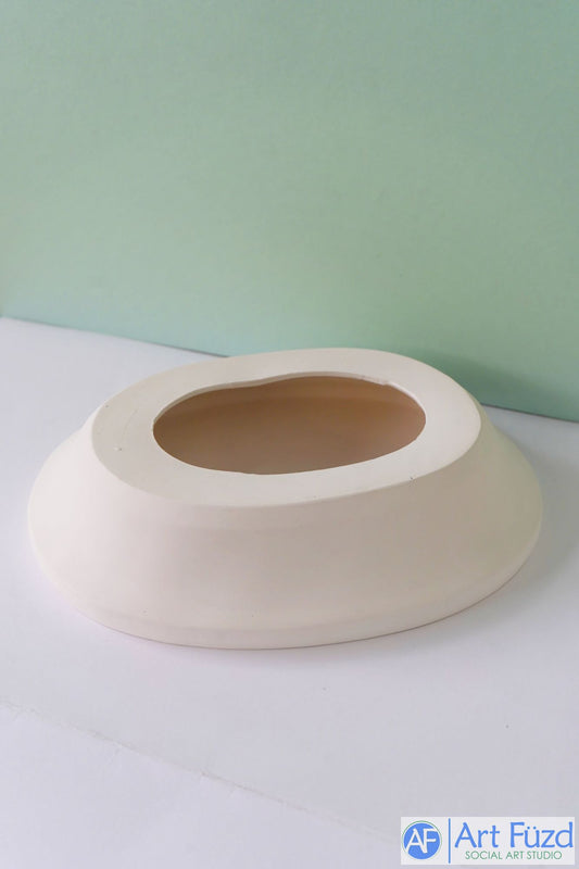 Base o plataforma elevada ovalada grande ~ 12 x 10 x 2,5