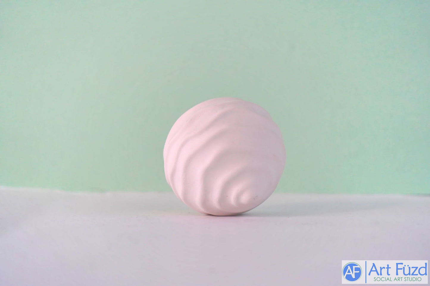 Organic Wave Holiday Ornament, includes Hook ~ 3.5 x 3.75