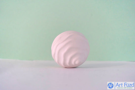 Organic Wave Holiday Ornament, includes Hook ~ 3.5 x 3.75